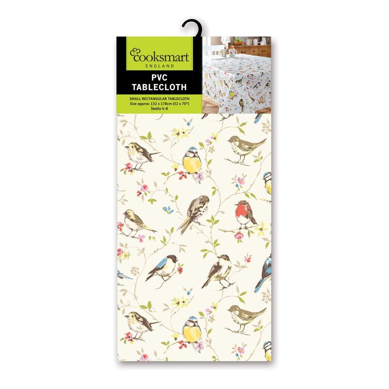 Dawn Chorus Small PVC Dinner Tablecloth